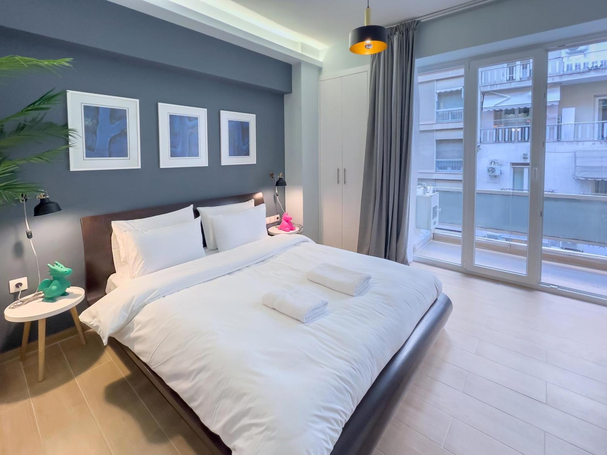 Spaceone "Downtown Glam" By #Gimispace Lux Apt Thessaloniki Buitenkant foto